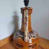Floor lamp double ceramic lighting openwork fat lava