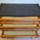 60's wood and rattan dresser