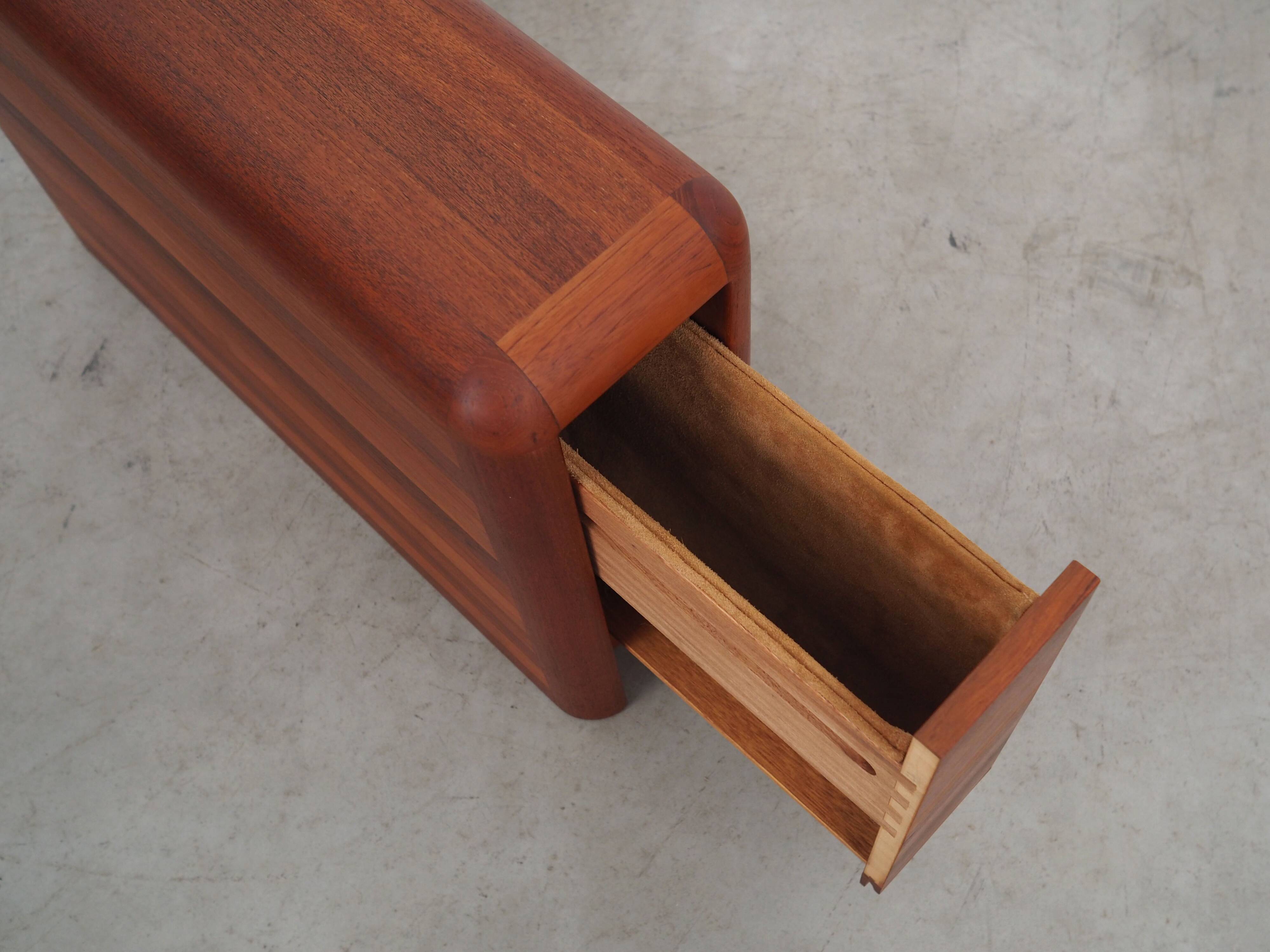 Teak newspaper holder, Danish design, 1970s, production: Denmark