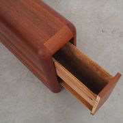 Teak newspaper holder, Danish design, 1970s, production: Denmark