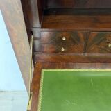 19th century mahogany and mahogany veneer secretary