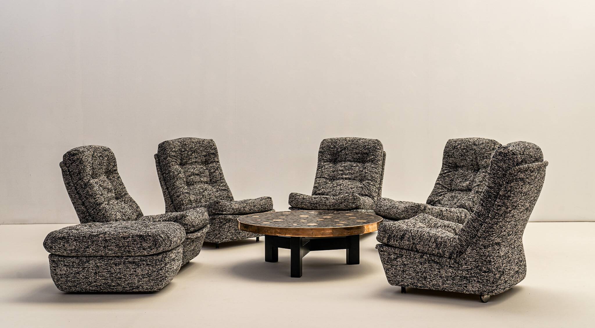 Orchidée modular lounge chairs by Michel Cadestin for Airborne, France
