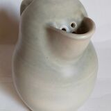 Ceramic potter's pitcher with matte enamel, 50s