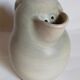 Ceramic potter's pitcher with matte enamel, 50s