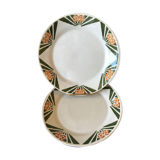2 flat plates made IN France model Alsace