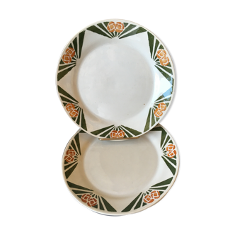2 flat plates made IN France model Alsace
