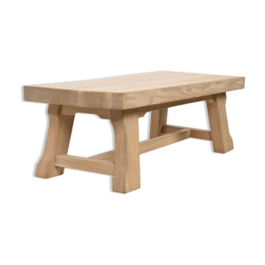 Table basse en bois brut