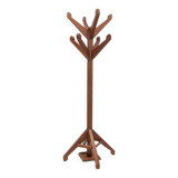 Teak coat rack