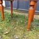 Pair of bedside tables from the 50s Scandinavian style with drawers