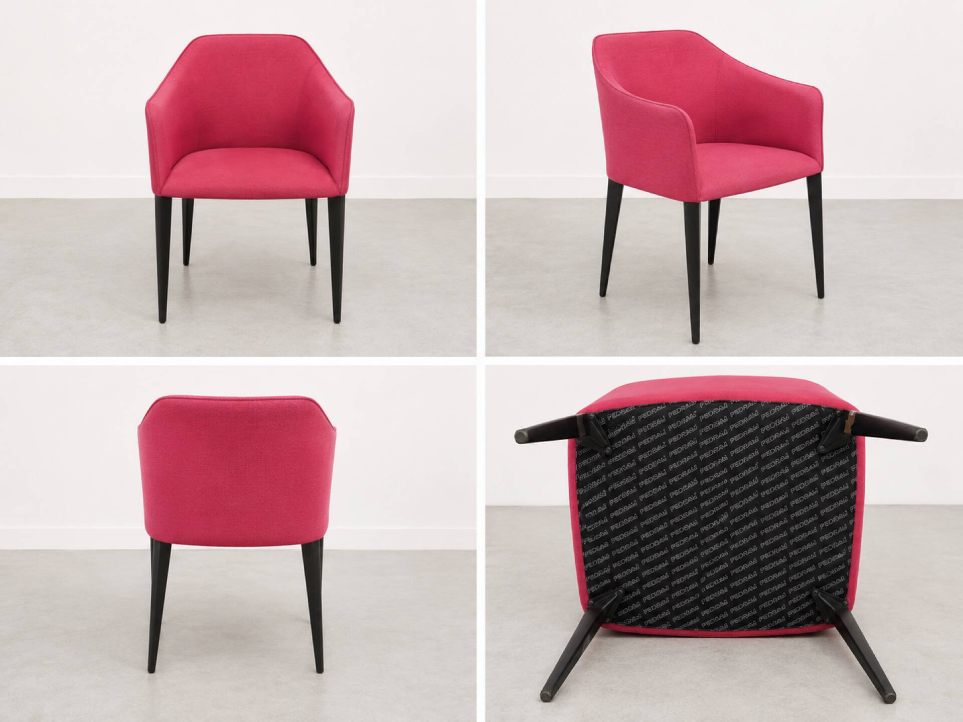 Lot de 2 fauteuils Pedrali LAJA – Design italien – Alessandro Busana