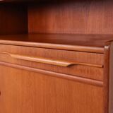Danish design teak highboard, 1960s