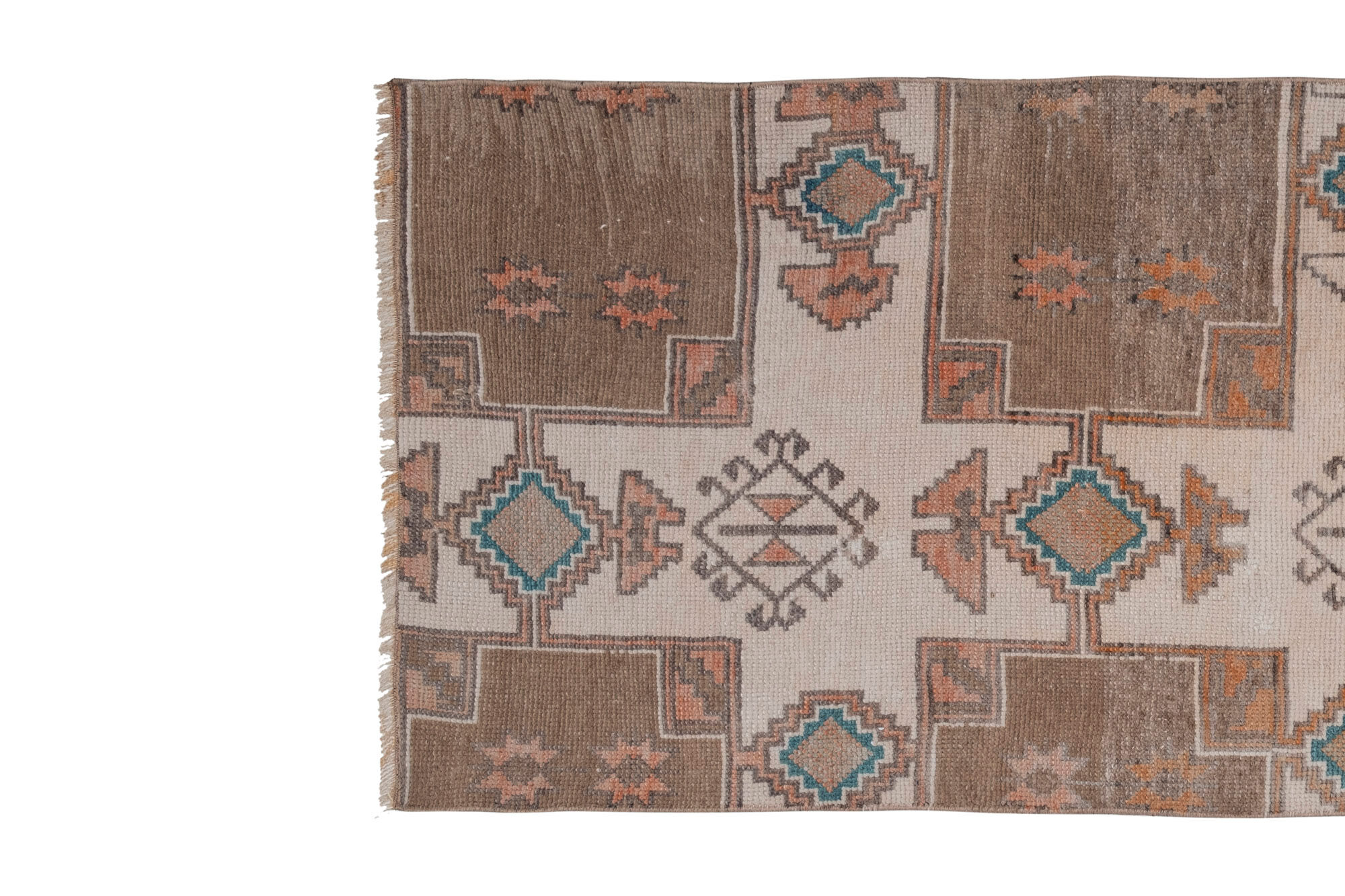 Turkish Oushak Rug Runner 66 x 170 cm