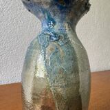 Vase en raku vintage