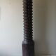Old solid wood wine press screw, H 144 cm, Weight 37.5 kg