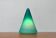 Postmodern Dutch glass cone table lamp by Mobo Light, Holland, 1980s.