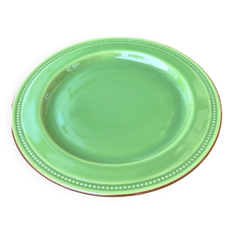Large plate or green ceramic presentation dish