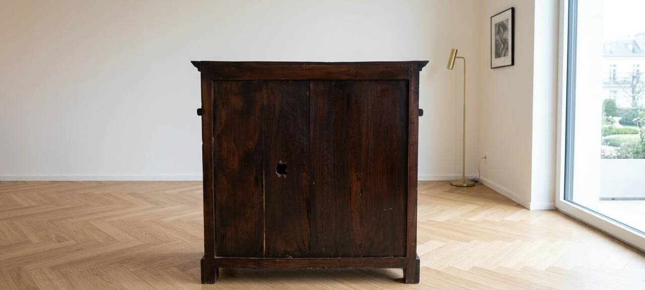 Exotic wood sideboard