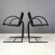 Vintage cirkel chairs by Metaform, 1980s, set of 6