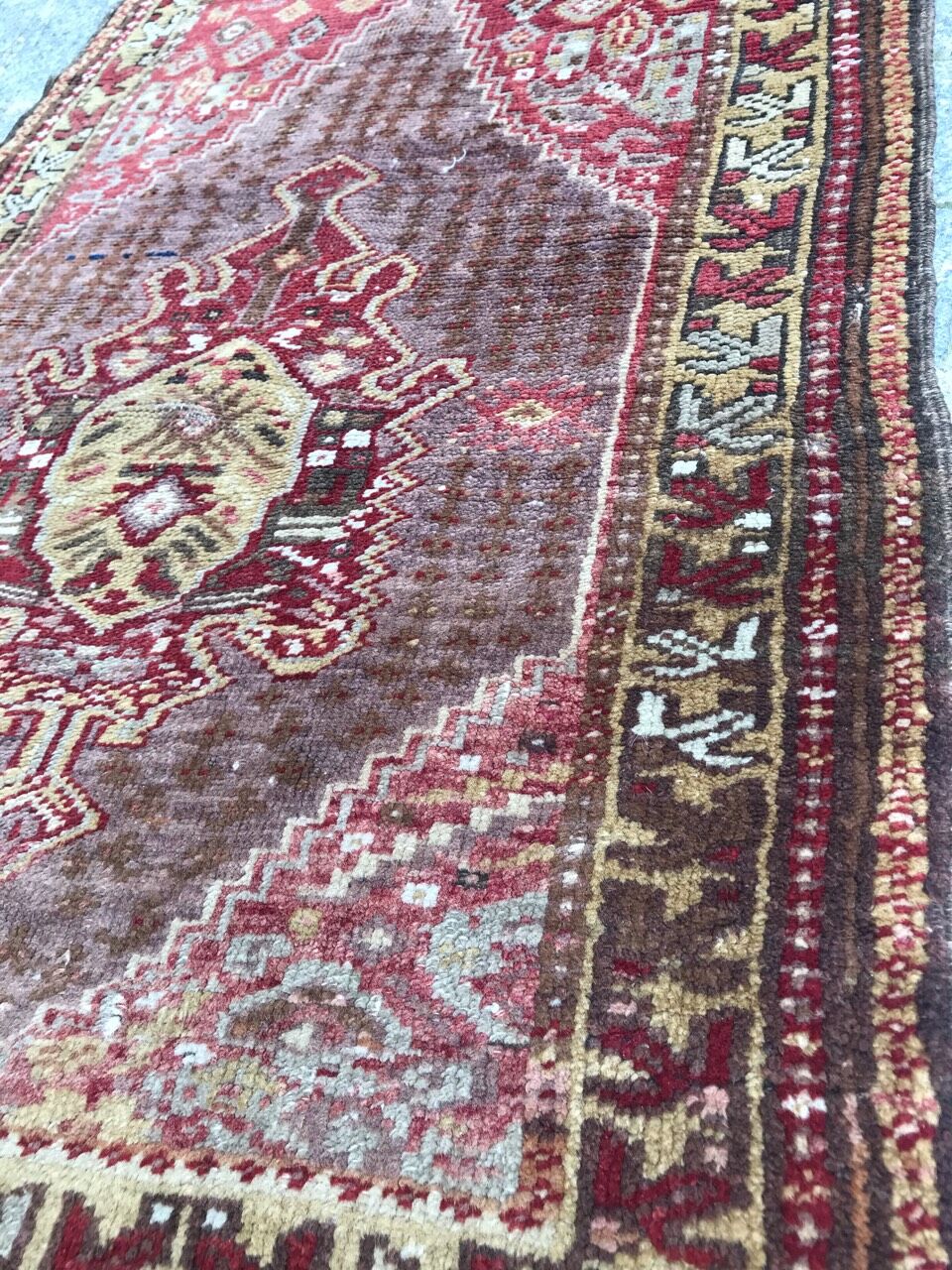Old Turkish carpet Yastik 70x108 cm