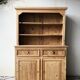 Buffet vaisselier en pin massif style anglais