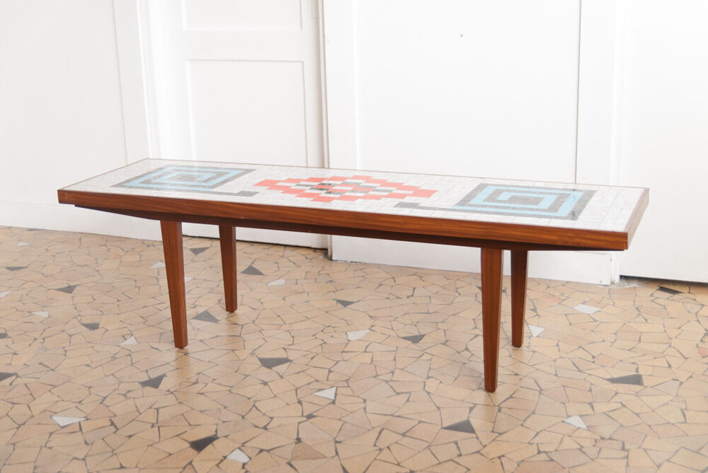 Seventies mosaic coffee table
