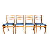 4 Scandinavian chairs, 1960