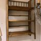 Bamboo standing shelf from the 60s