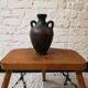 Old glazed terracotta vase