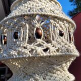 Vintage macramé suspension
