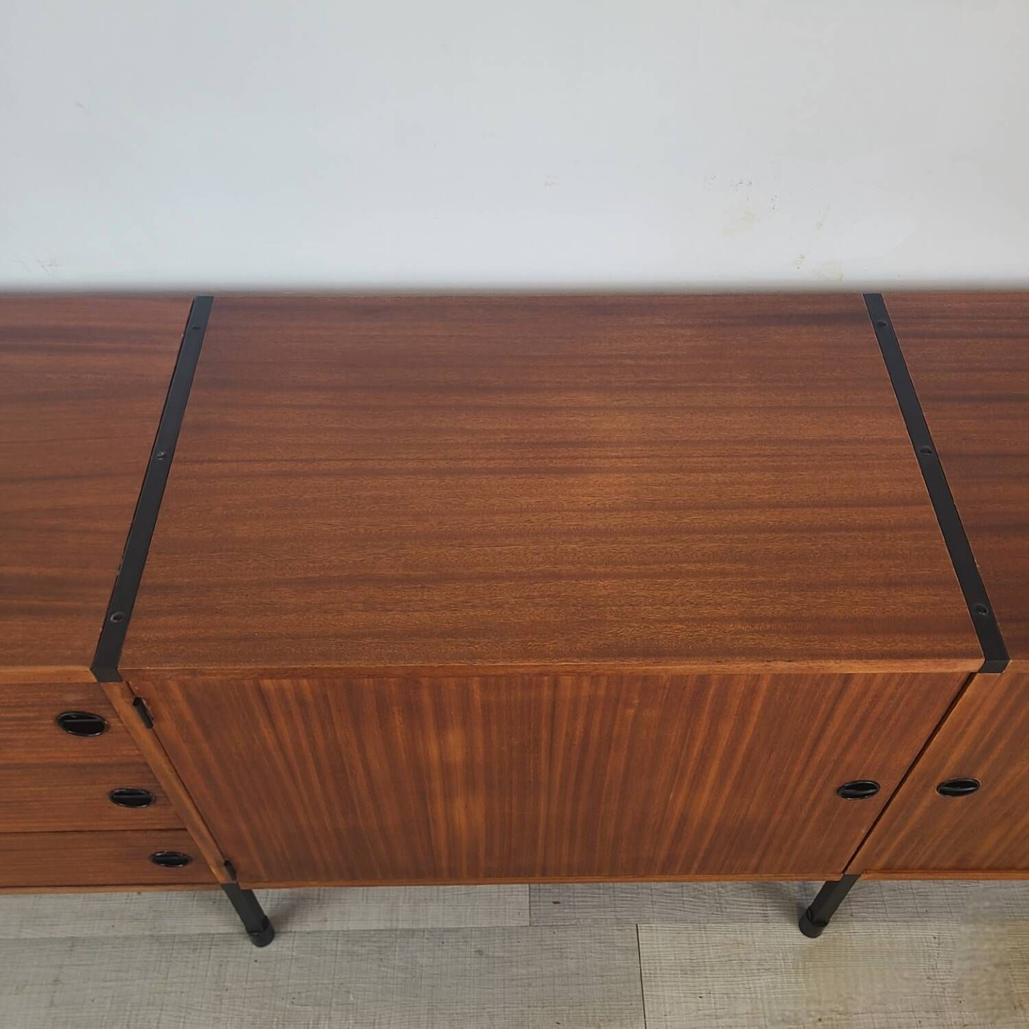 Vintage ARP Minvielle edition teak sideboard, Guariche design, 1960
