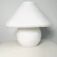 Opaline Mushroom Table Lamp By Paolo Venini For Murano, Italy, 1970S