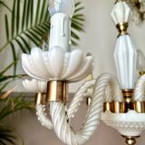 Vintage Murano chandelier in Venetian blown glass