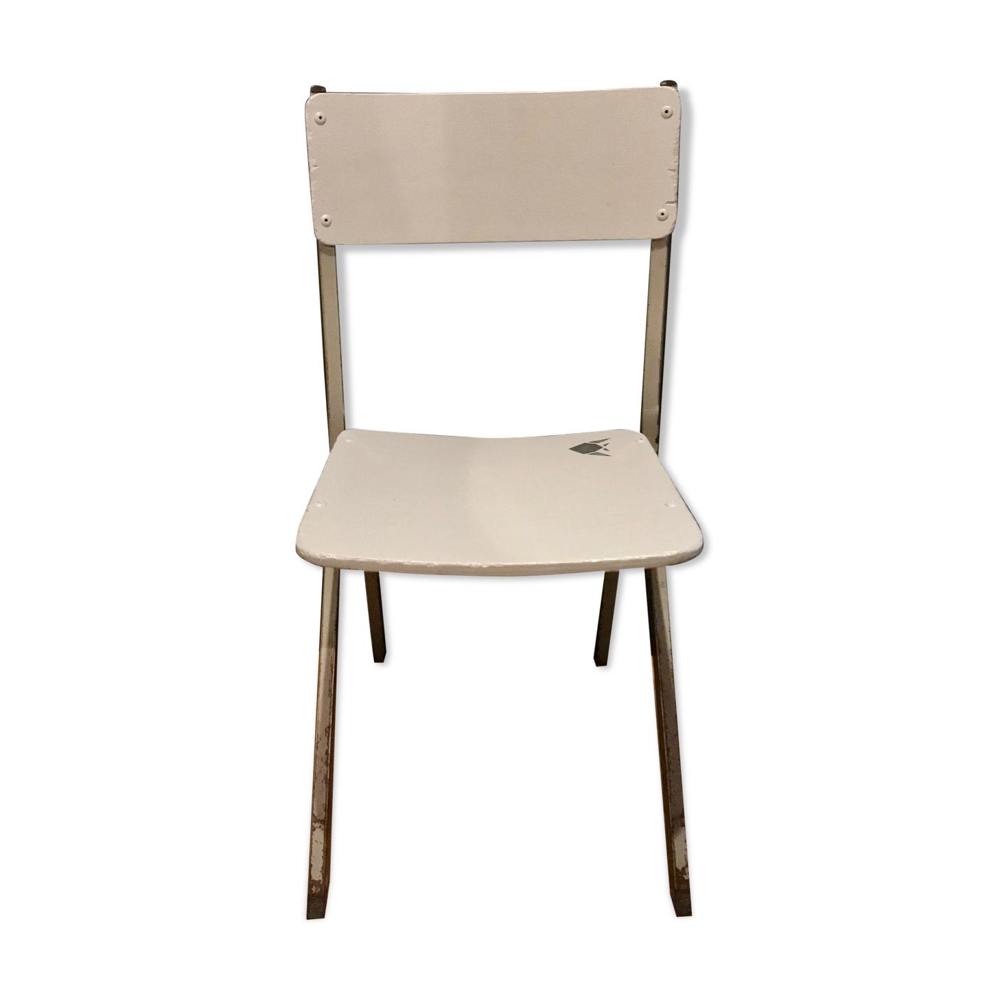 Child chair wood and metal