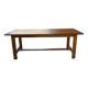 Table de ferme en chêne 2m