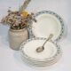6 tablespoons in earthenware from Choisy the Champigny model King, iron earth