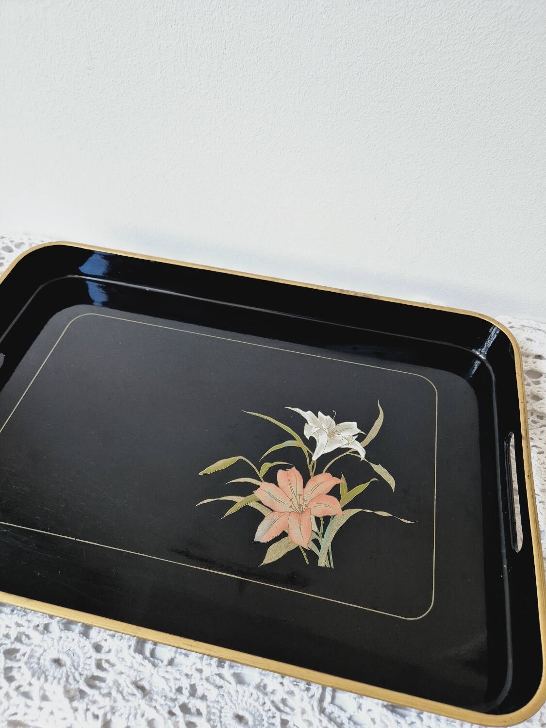 Large Japanese style tray - Vintage
