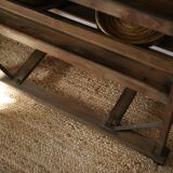 Vintage rolling shelf craft furniture