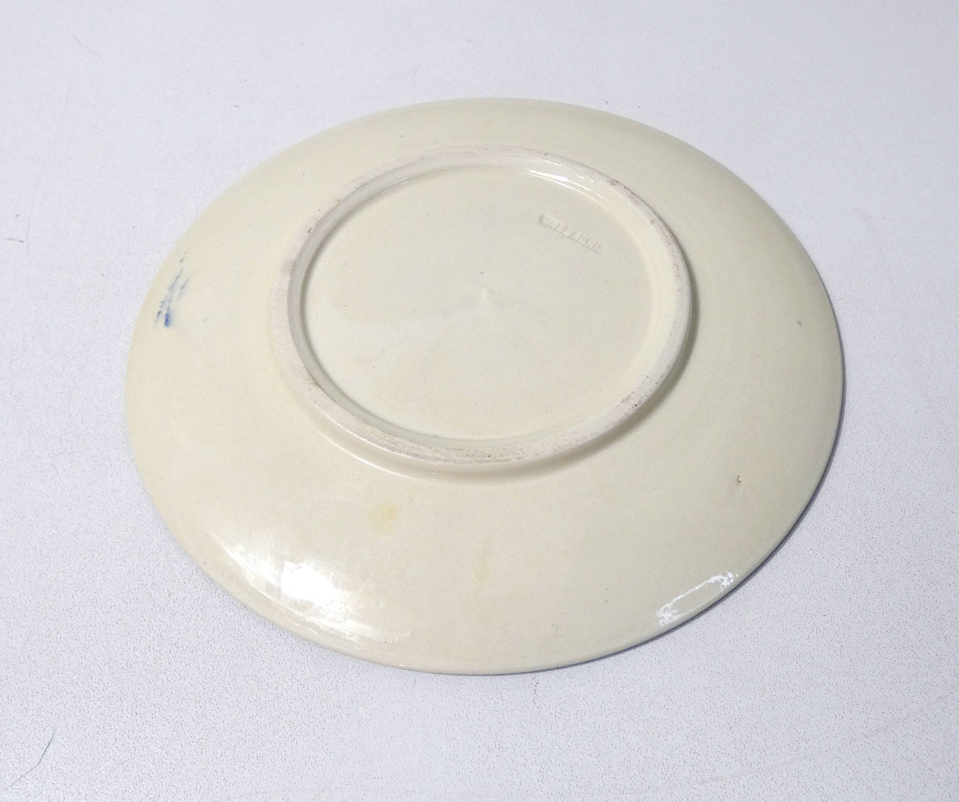 earthenware plate signed VALLAURIS
