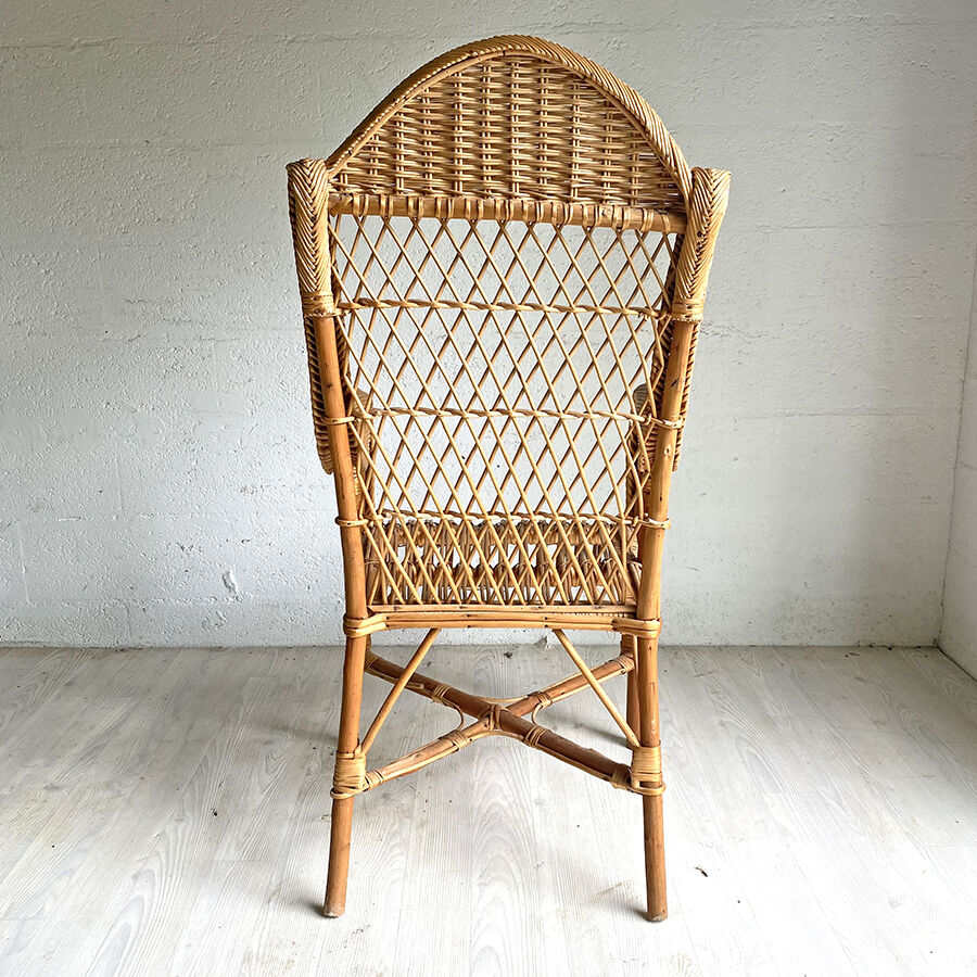 60's vintage rattan chair