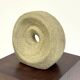 Unique round beige sculpture