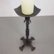 Brutalist Cast Iron Candleholder, Germany, 1960s