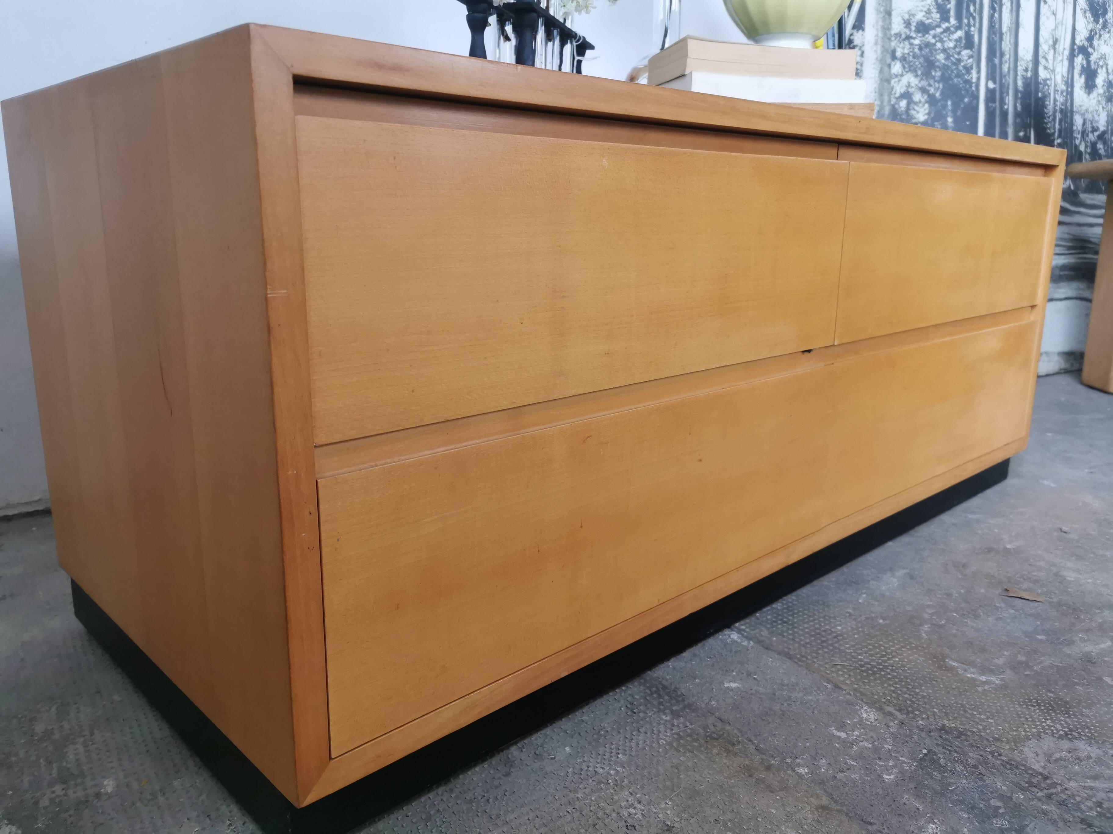 MK Mobel chest of drawers in elm from the 70s