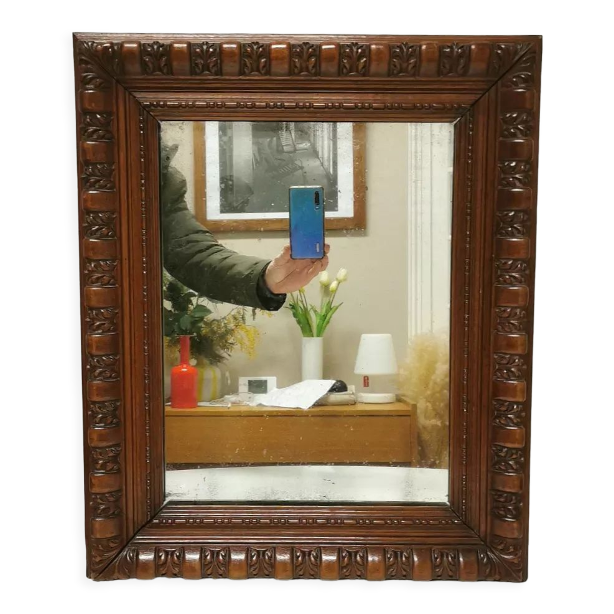 Mirror in carved wood 19th century