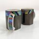 Paire de tasses Scenario Metropol de Barbara Brenner pour Rosenthal, 1990