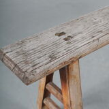 1950s Rustic wooden bench