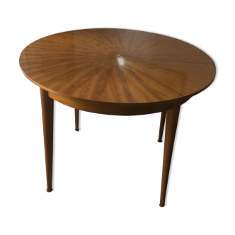 Round table 60s French cabinetmaker