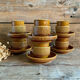 6 espresso cups Tognana Italy