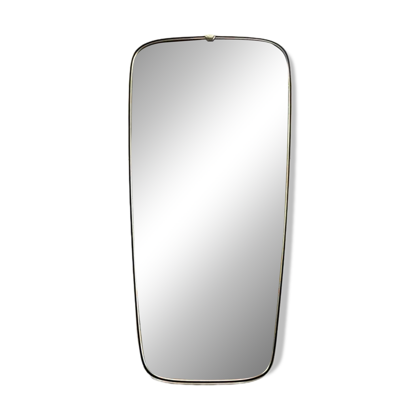 Vintage Mirror with Brass Gold Frame
