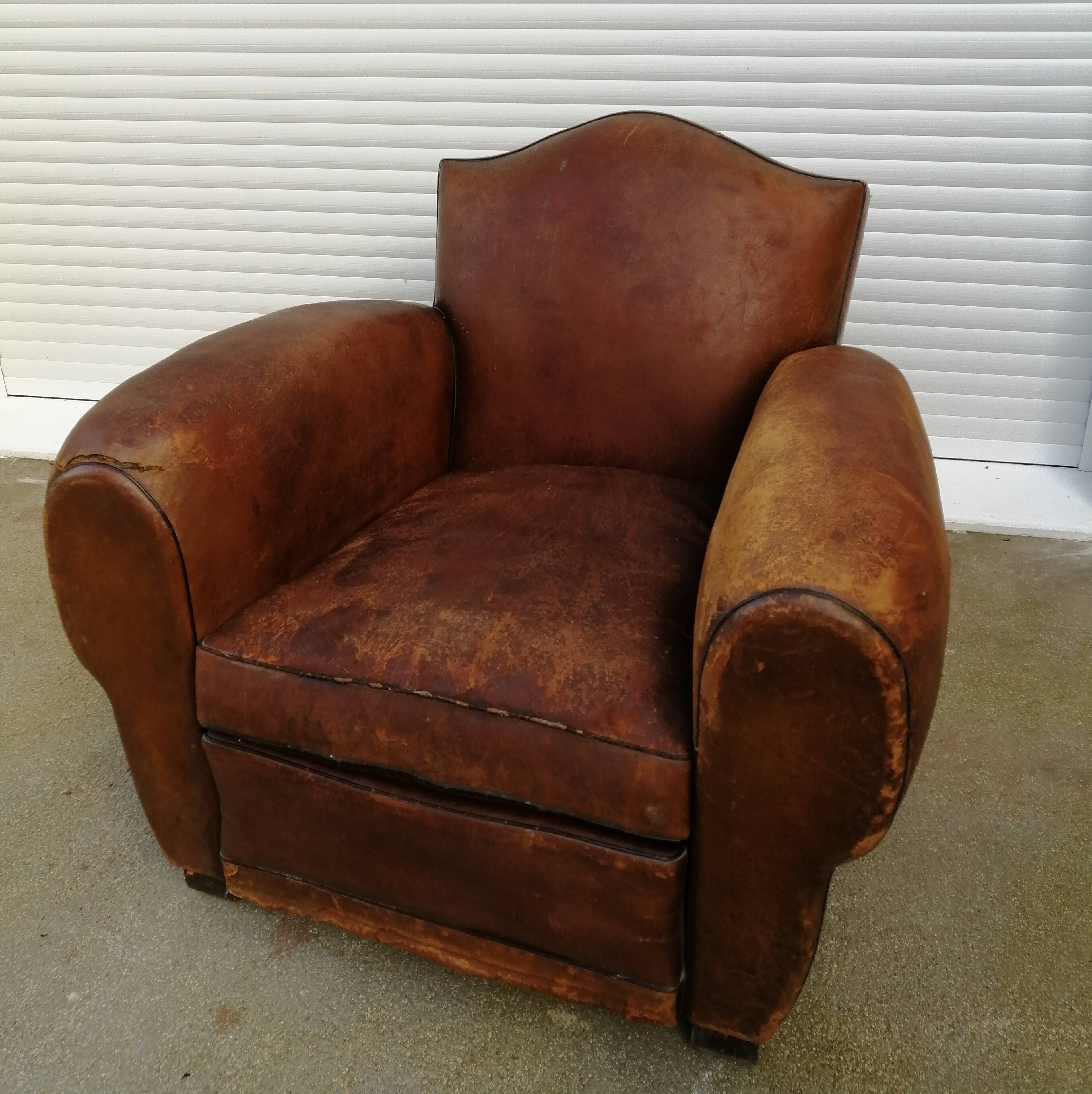 Moustache club armchair