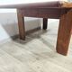Table basse en teck massif danois / Style Mid-Century Modern / Années 1970.